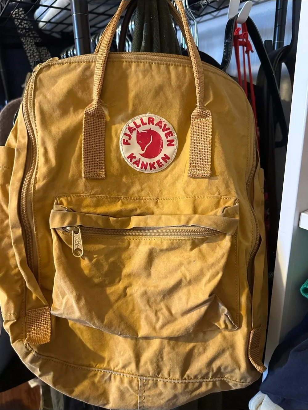 Fjallraven Kånken Backpack in Mustard Yellow